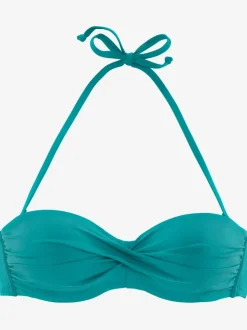 Hauts de maillots de bain bandeau avec bonnets rembourrés