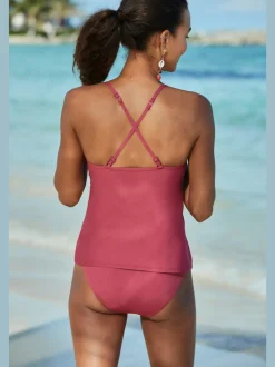 Hauts de tankini avec bonnets amovibles et bretelles ajustables