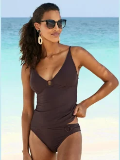 Hauts de tankini avec bonnets amovibles et bretelles ajustables
