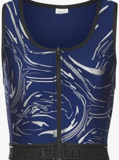 Hauts techniques courts avec glissière et ceinture élastique