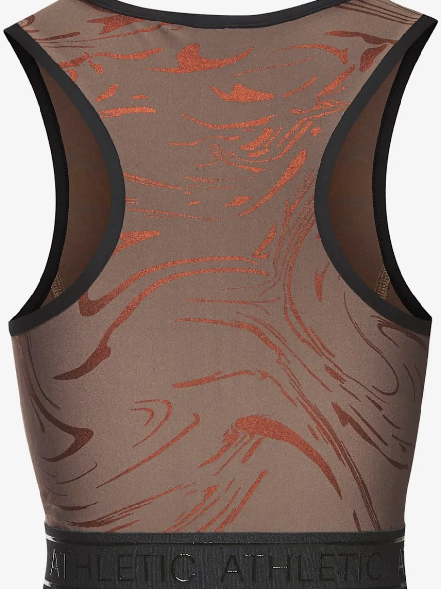 Hauts techniques courts avec glissière et ceinture élastique