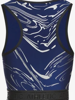 Hauts techniques courts avec glissière et ceinture élastique