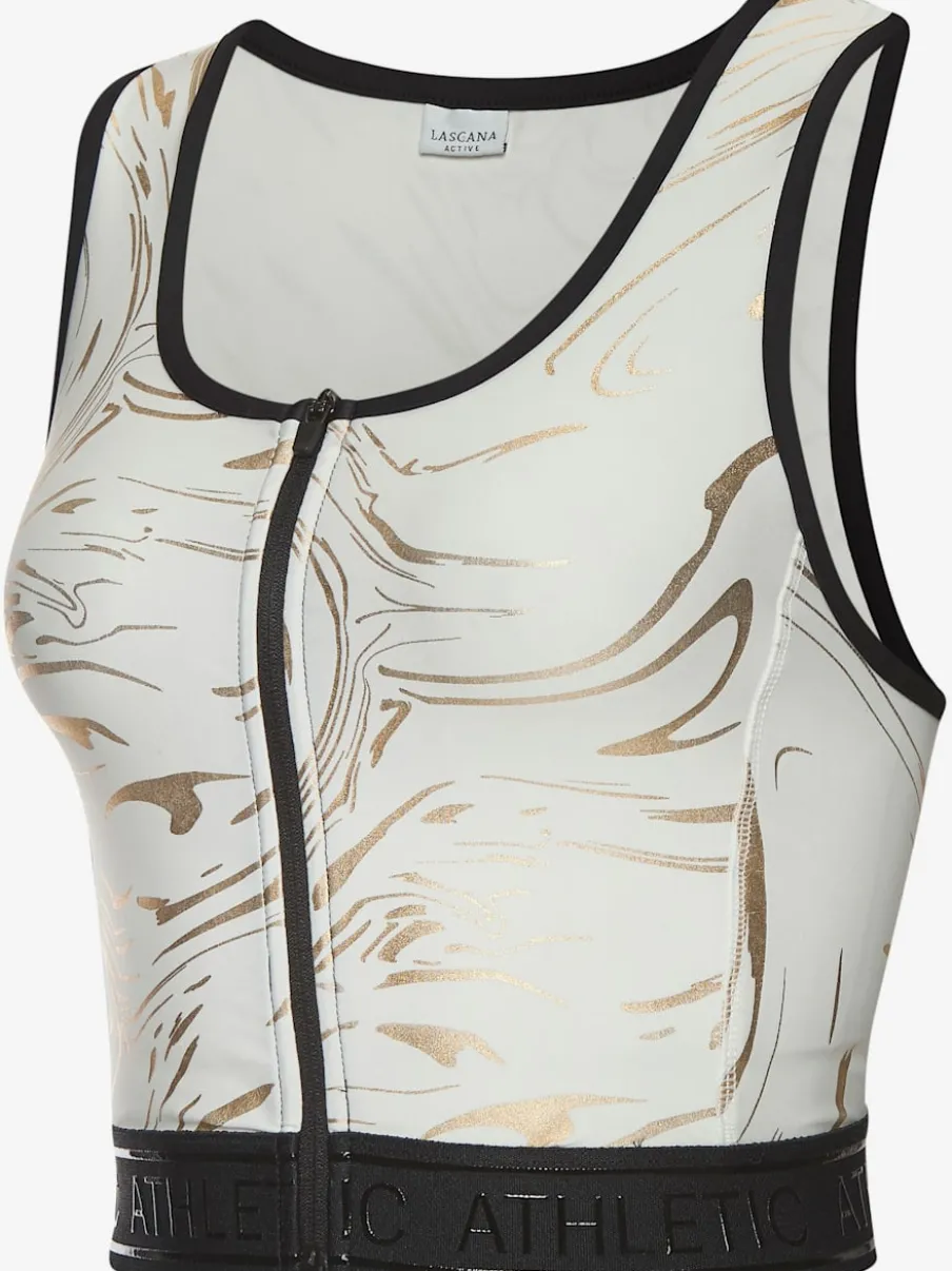 Hauts techniques courts avec glissière et ceinture élastique