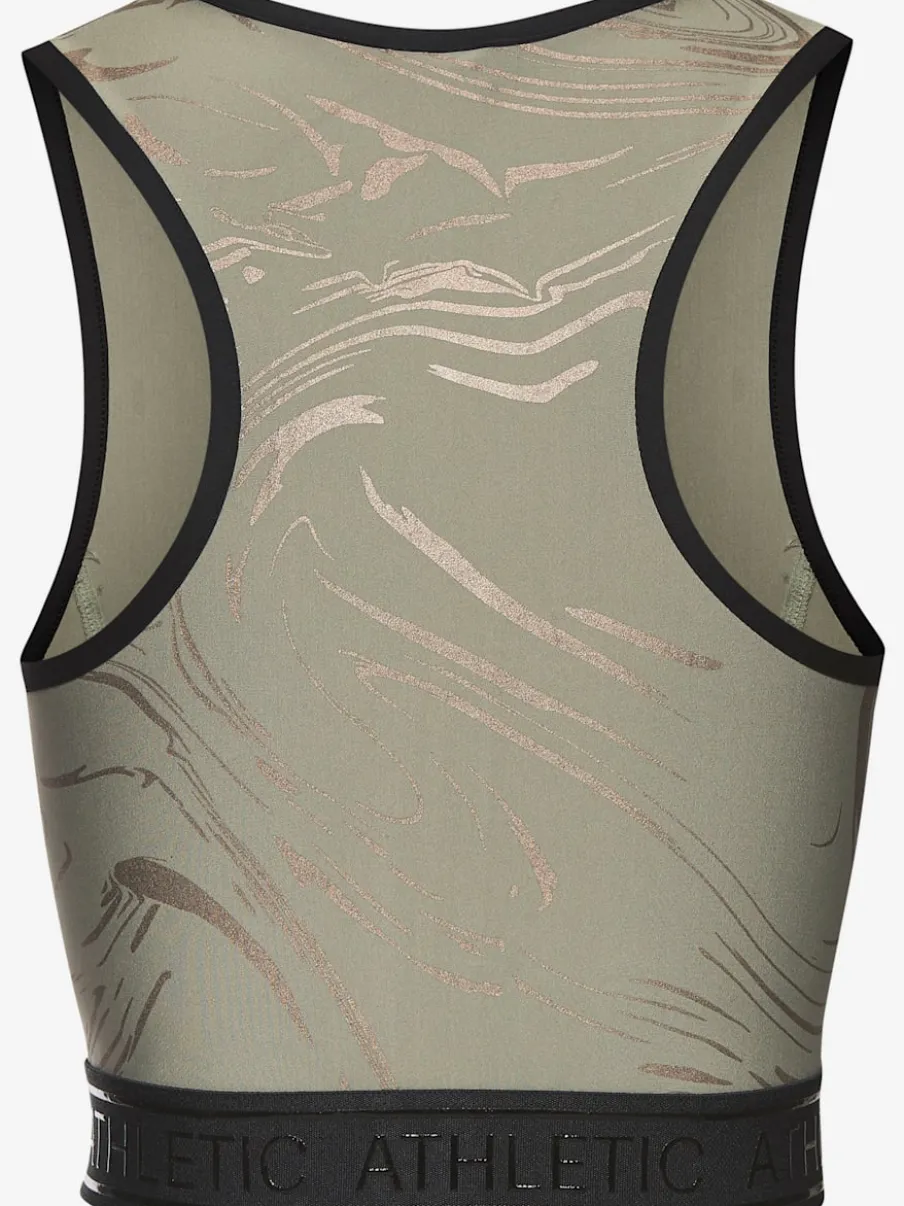 Hauts techniques courts avec glissière et ceinture élastique