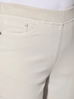 Jean 7/8 avec ceinture intérieure élastique et 5 poches