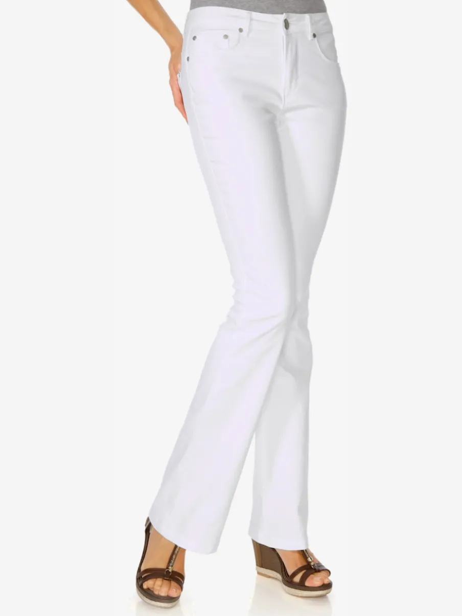 Jean bootcut avec Power Mesh et élasthanne intégré