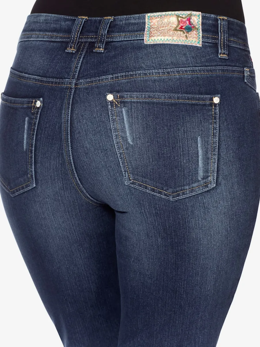Jean bootcut détails décoratifs