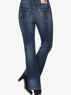 Jean bootcut détails décoratifs