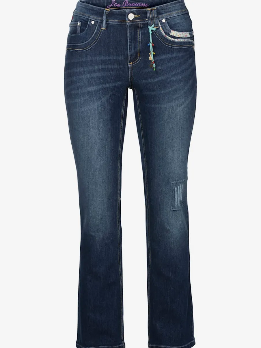 Jean bootcut détails décoratifs