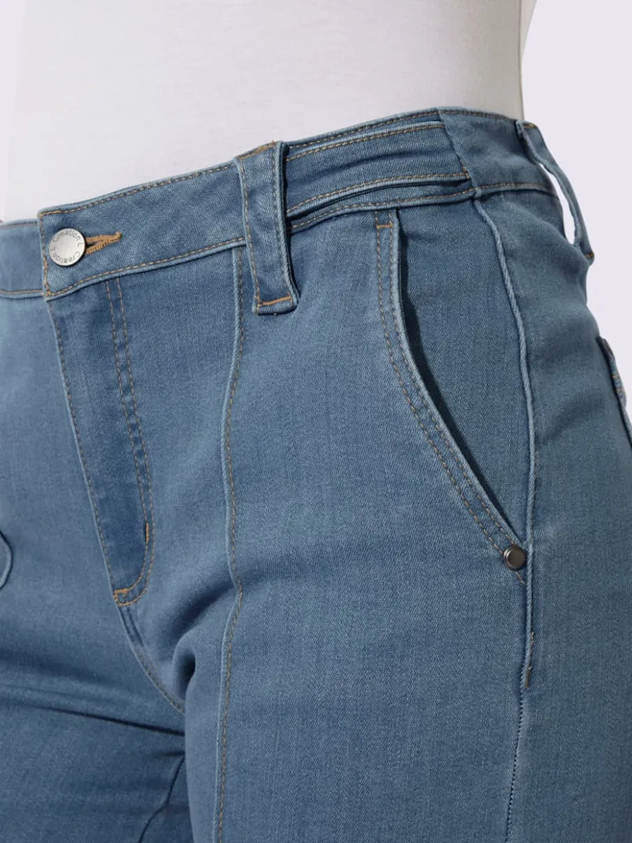 Jean bootcut qualité coton et modal agréable à porter