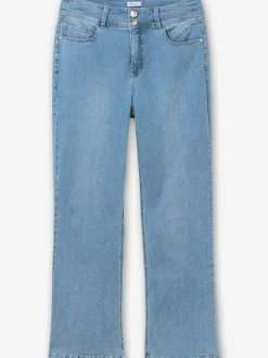 Jean bootcut taille étroite et cuisses fortes