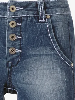 Jean boyfriend décontracté cinq poches style casual confort