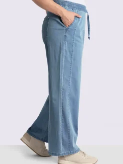 Jean ceinture élastique confortable