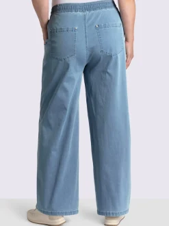 Jean ceinture élastique confortable