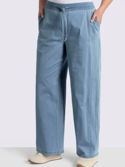 Jean ceinture élastique confortable