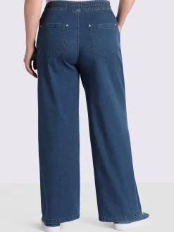 Jean ceinture élastique confortable