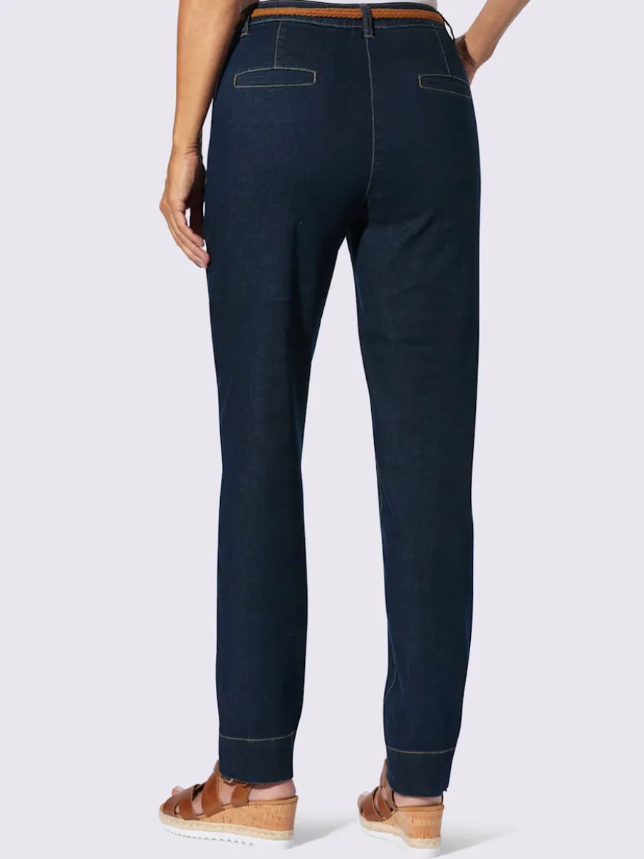 Jean chino en coton doux et élastique confortable