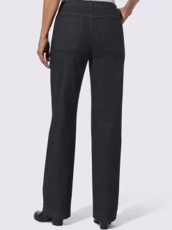 Jean coupe classique à 5 poches jambes larges