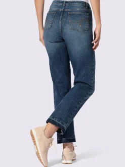 Jean décontracté cinq poches en coton extensible doux