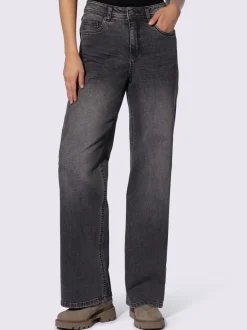 Jean décontracté à jambes larges en denim confortable