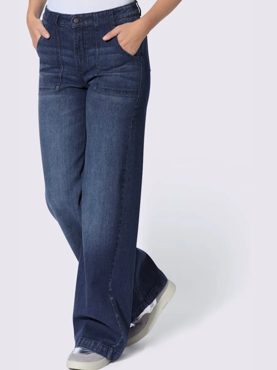 Jean délavage tendance