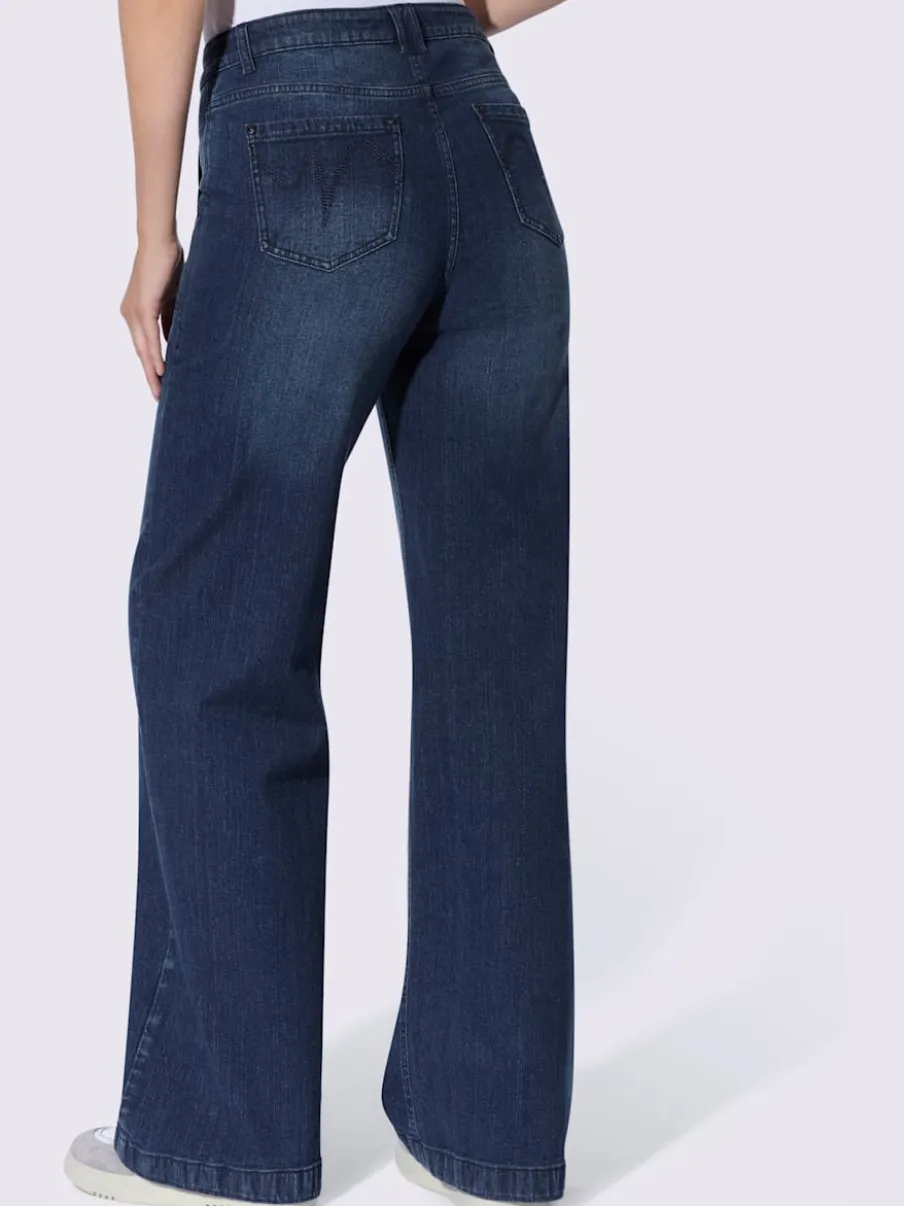 Jean délavage tendance
