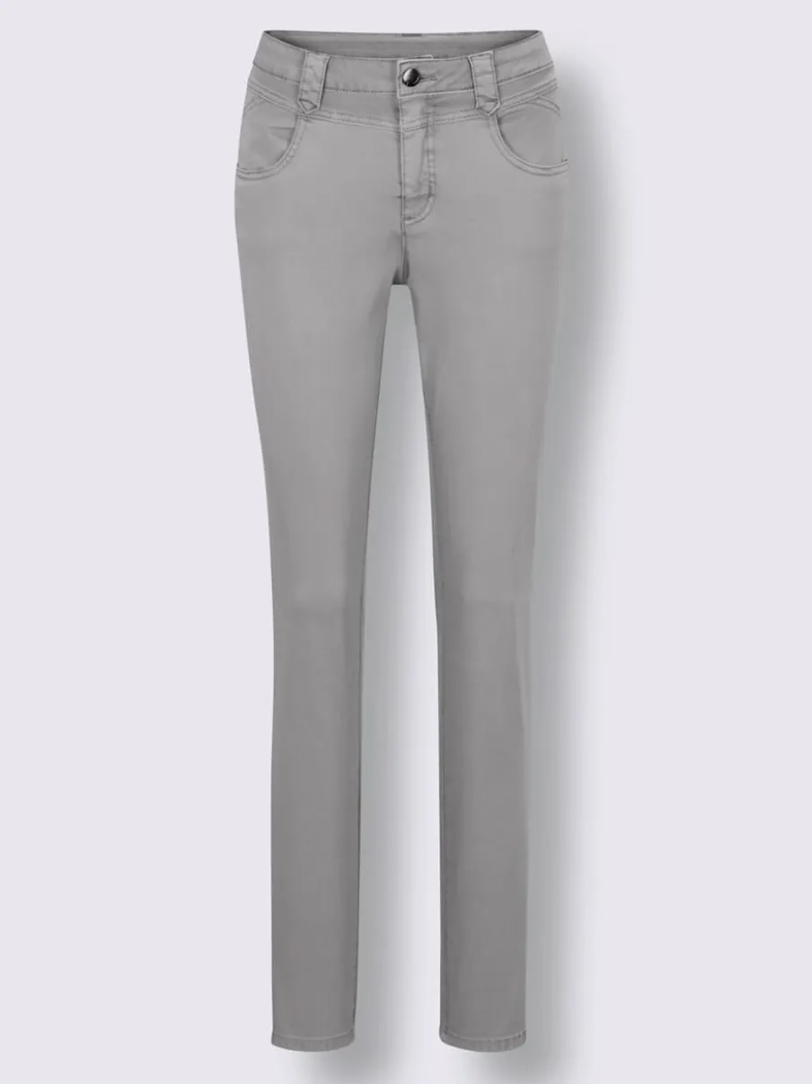 Jean droit mélange coton et lyocell de qualité