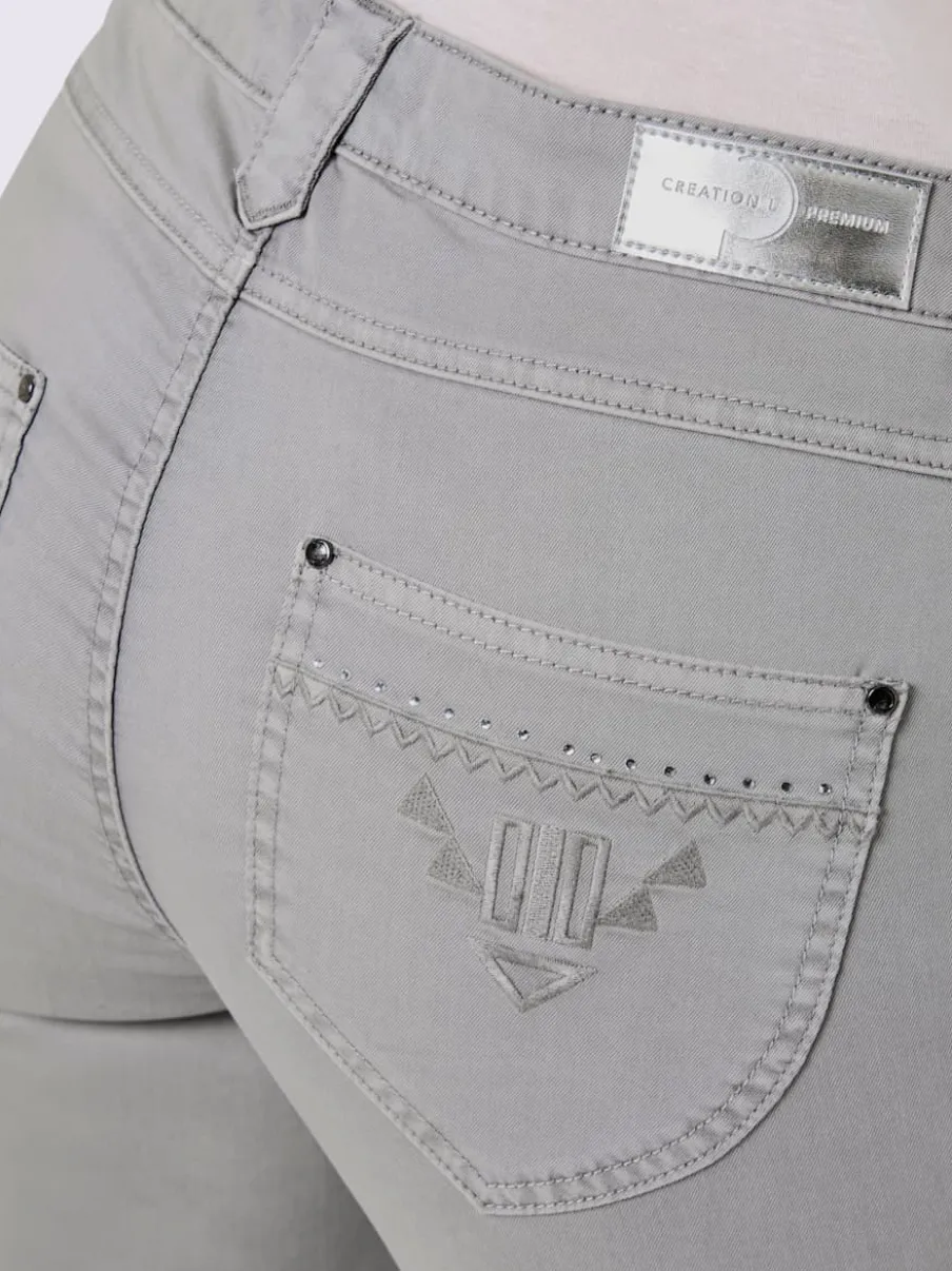Jean droit mélange coton et lyocell de qualité