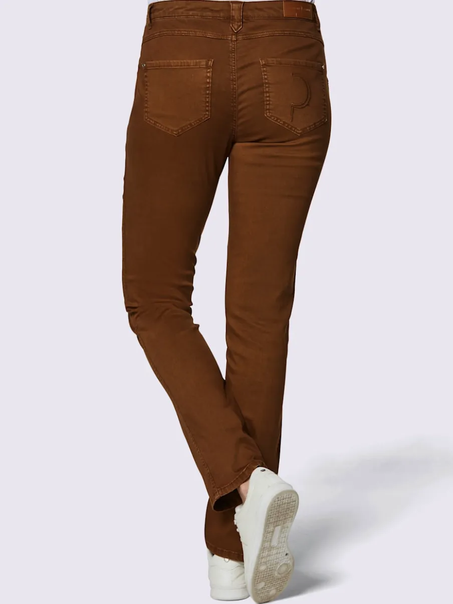 Jean en coton lyocell avec coupe quatre poches