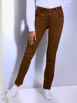 Jean en coton lyocell avec coupe quatre poches