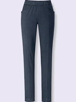 Jean en twill confortable avec ceinture élastique ajustable