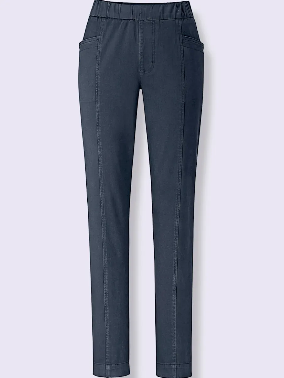 Jean en twill confortable avec ceinture élastique ajustable