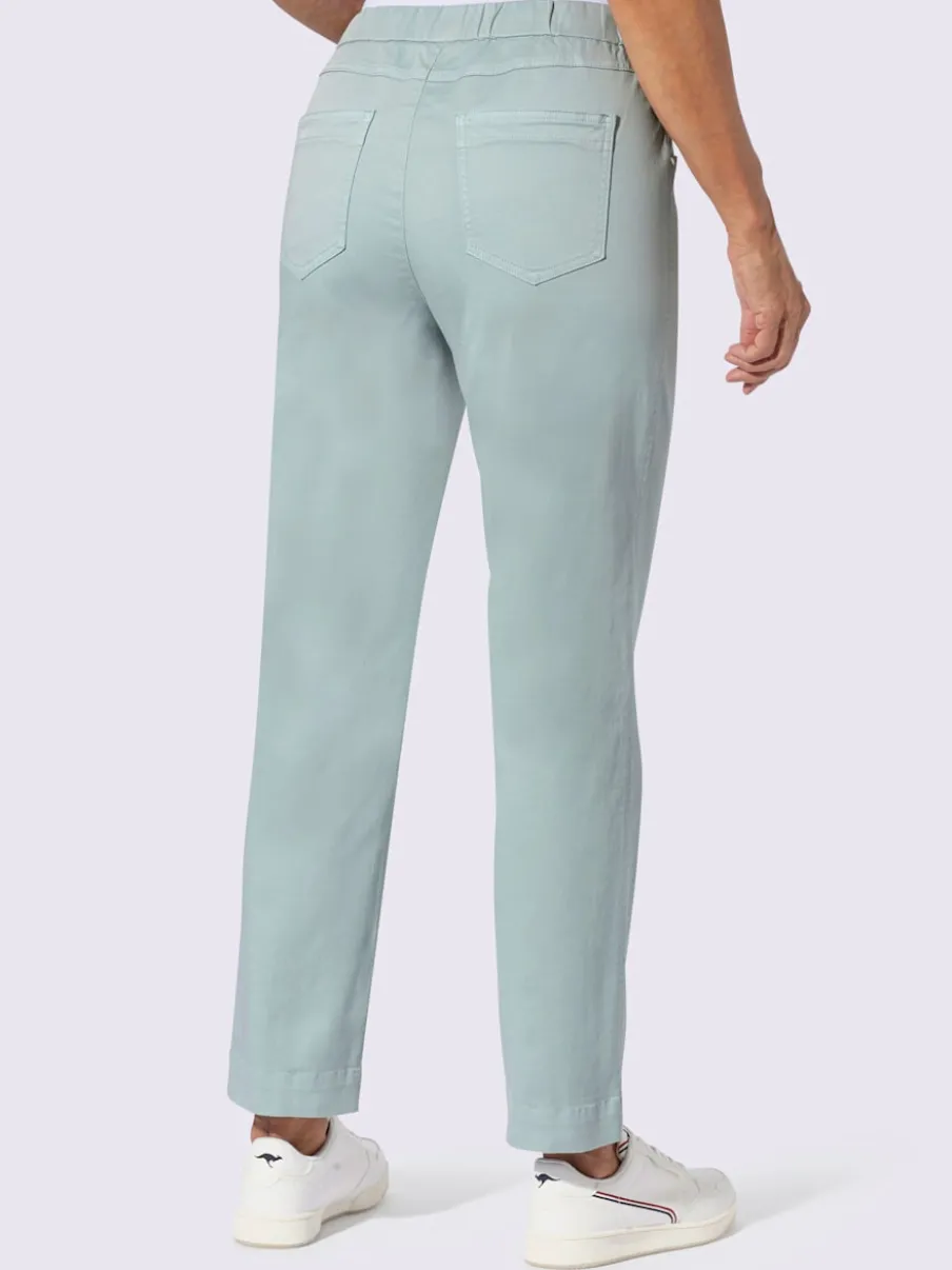 Jean en twill confortable avec ceinture élastique ajustable