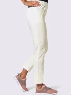 Jean en twill confortable avec ceinture élastique ajustable