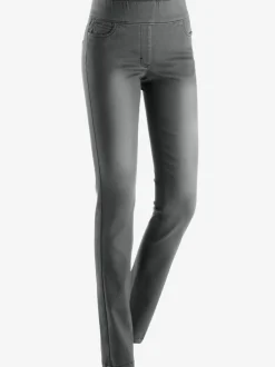 Jean femme coupe slim 5 poches élastique confortable