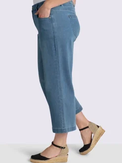 Jean 7/8 jambes larges mode