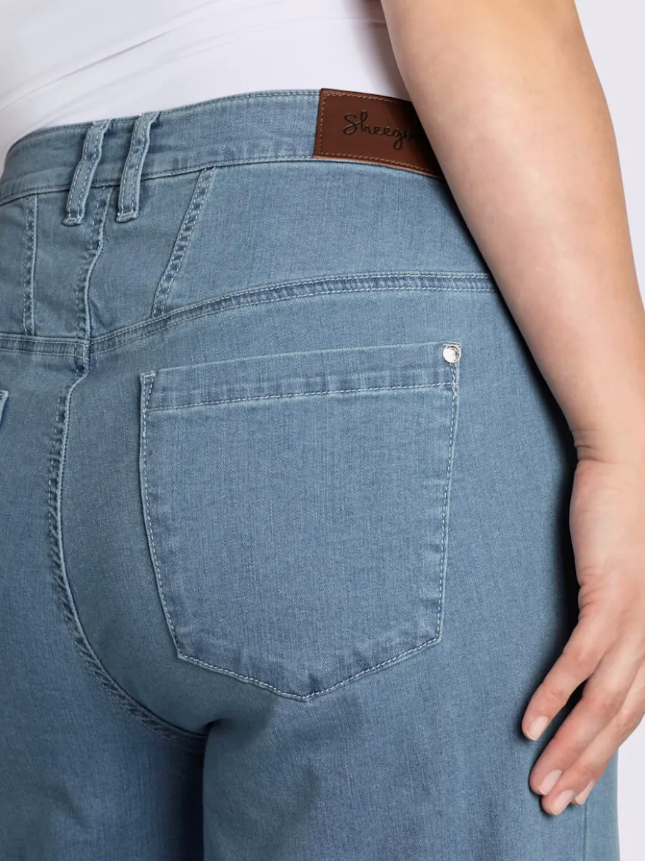 Jean jambes larges mode