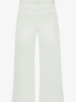 Jean large pour femme à ceinture haute et 5 poches