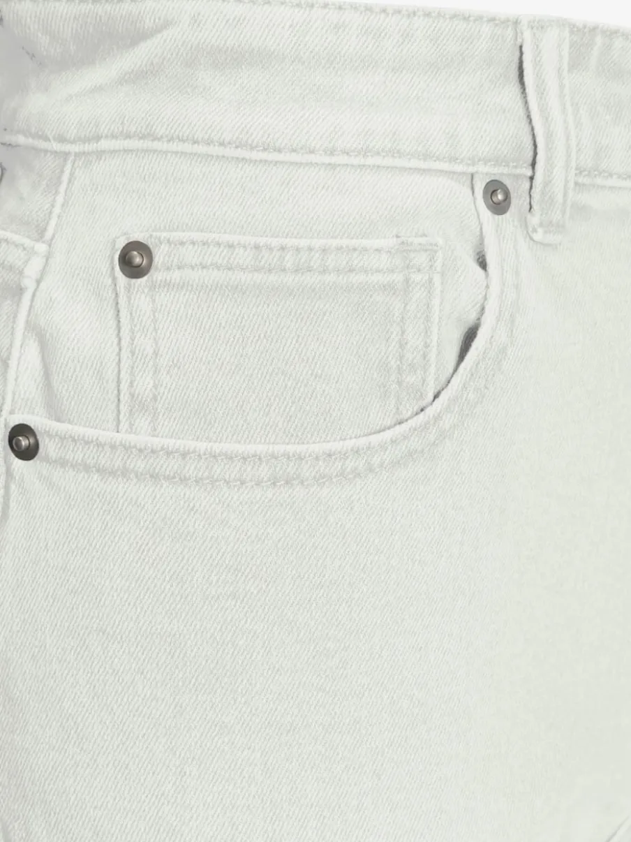 Jean large pour femme à ceinture haute et 5 poches
