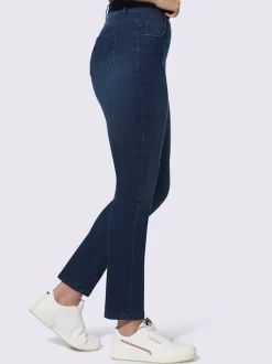 Jean 5 poches avec ceinture élastique pour un confort optimal