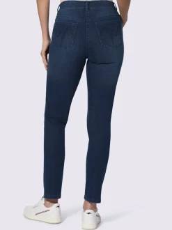 Jean 5 poches avec ceinture élastique pour un confort optimal