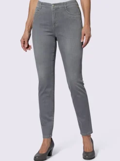 Jean 5 poches avec effet ventre plat et hanches affinées