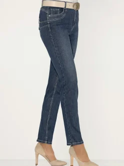 Jean 5 poches avec effet ventre plat et hanches affinées