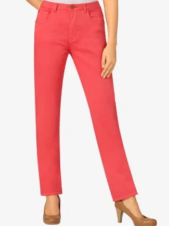 Jean 5 poches avec rivets et ceinture ajustable