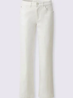 Jean 5 poches coupe large avec élasticité pour confort