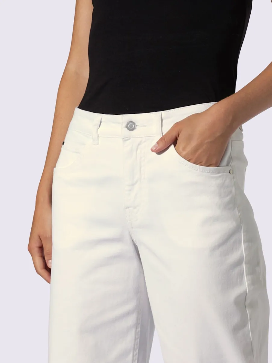 Jean 5 poches coupe large avec élasticité pour confort