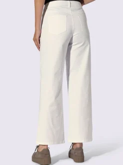 Jean 5 poches coupe large avec élasticité pour confort