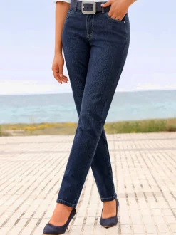 Jean 5 poches en coton extensible idéal pour tous