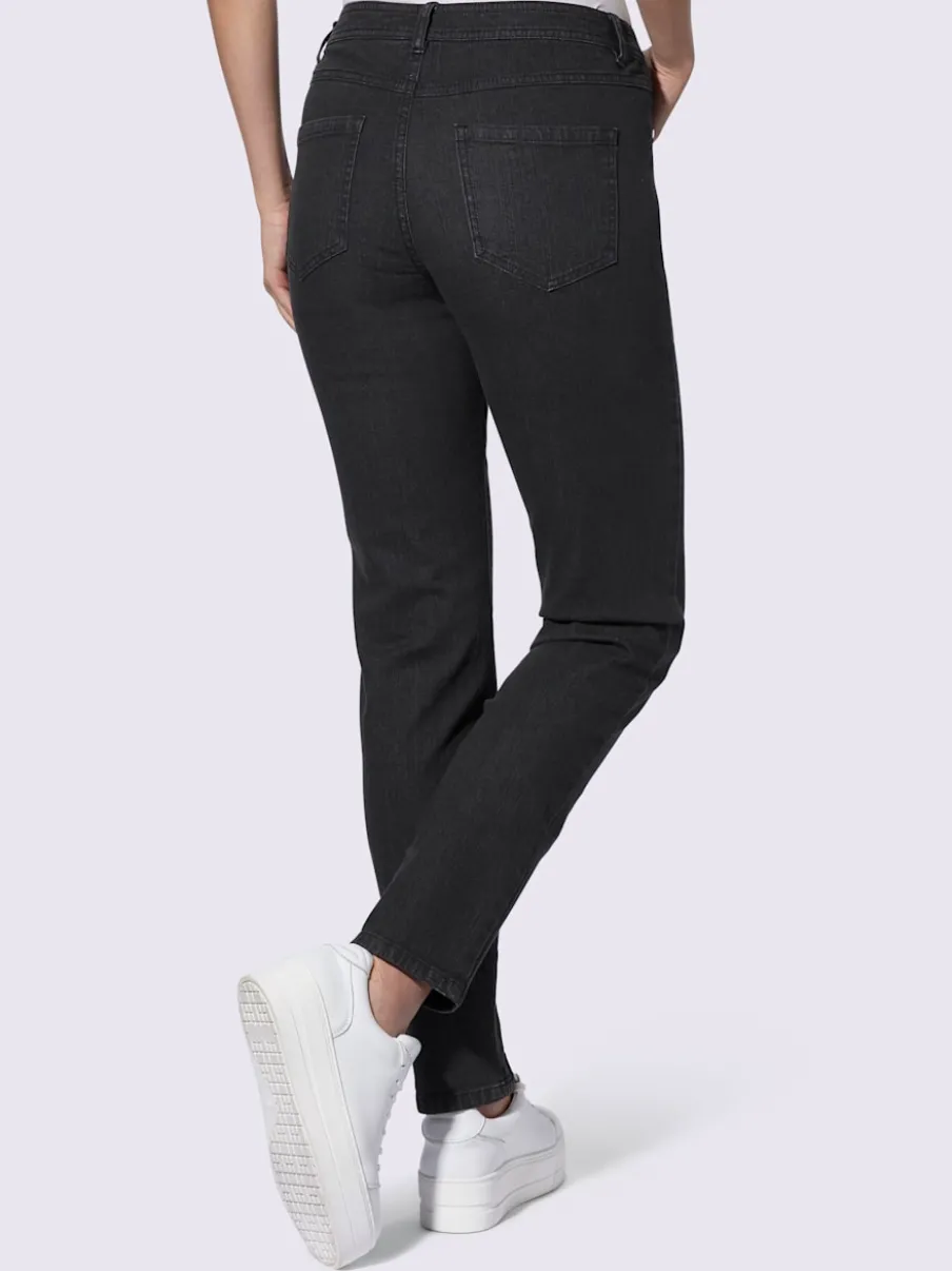 Jean 5 poches en coton extensible idéal pour tous