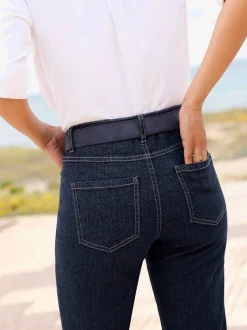 Jean à 5 poches légères en coton extensible indéformable